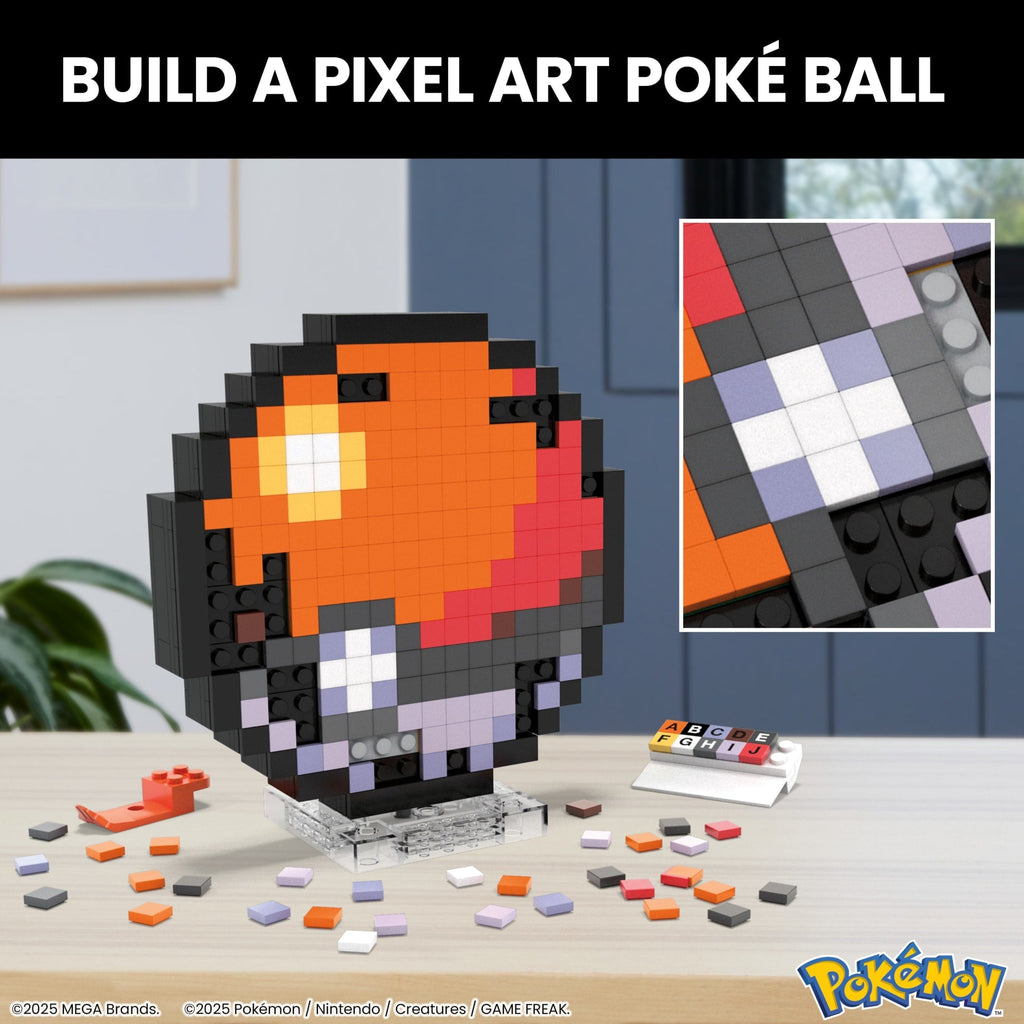 MEGA Pokémon Poké Ball Building Toy Kits (381 Pieces) For Collectors