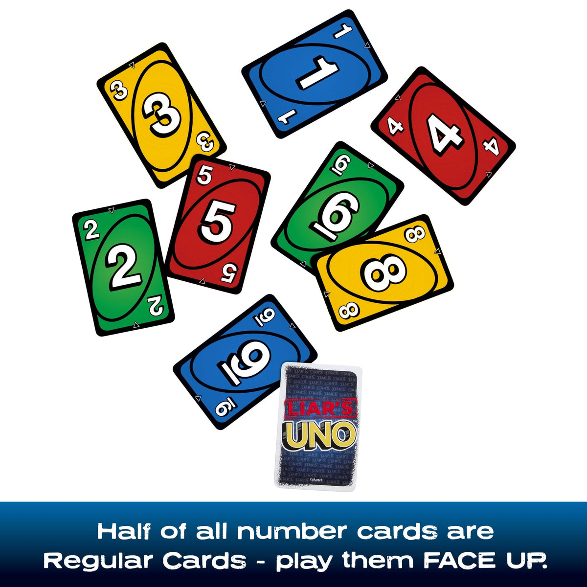 Liar's UNO Card Game For Adults, Kids, Families, Parties & Game Nights, Trick Play & Bluffing