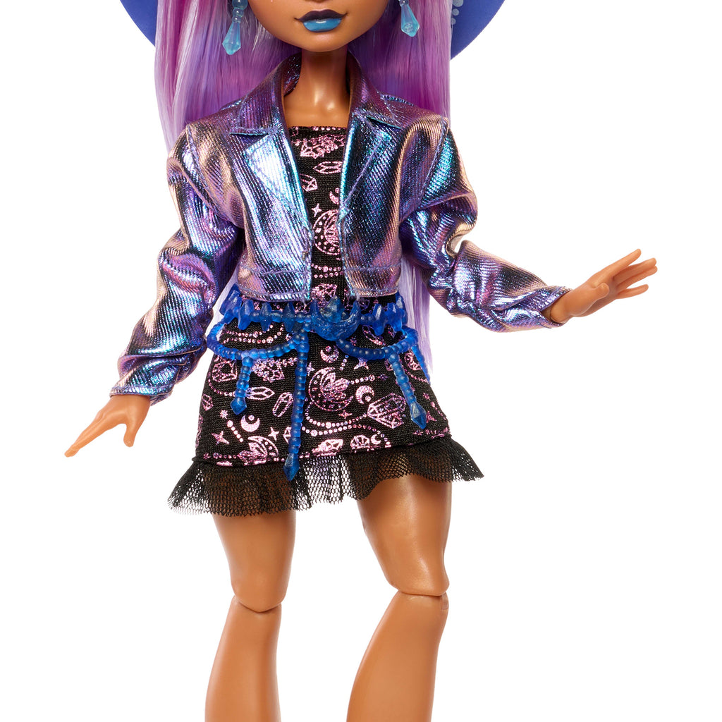 Moonspell Magic By Monster High Layla Stone Fashion Doll, Crystal Witch With Accessories