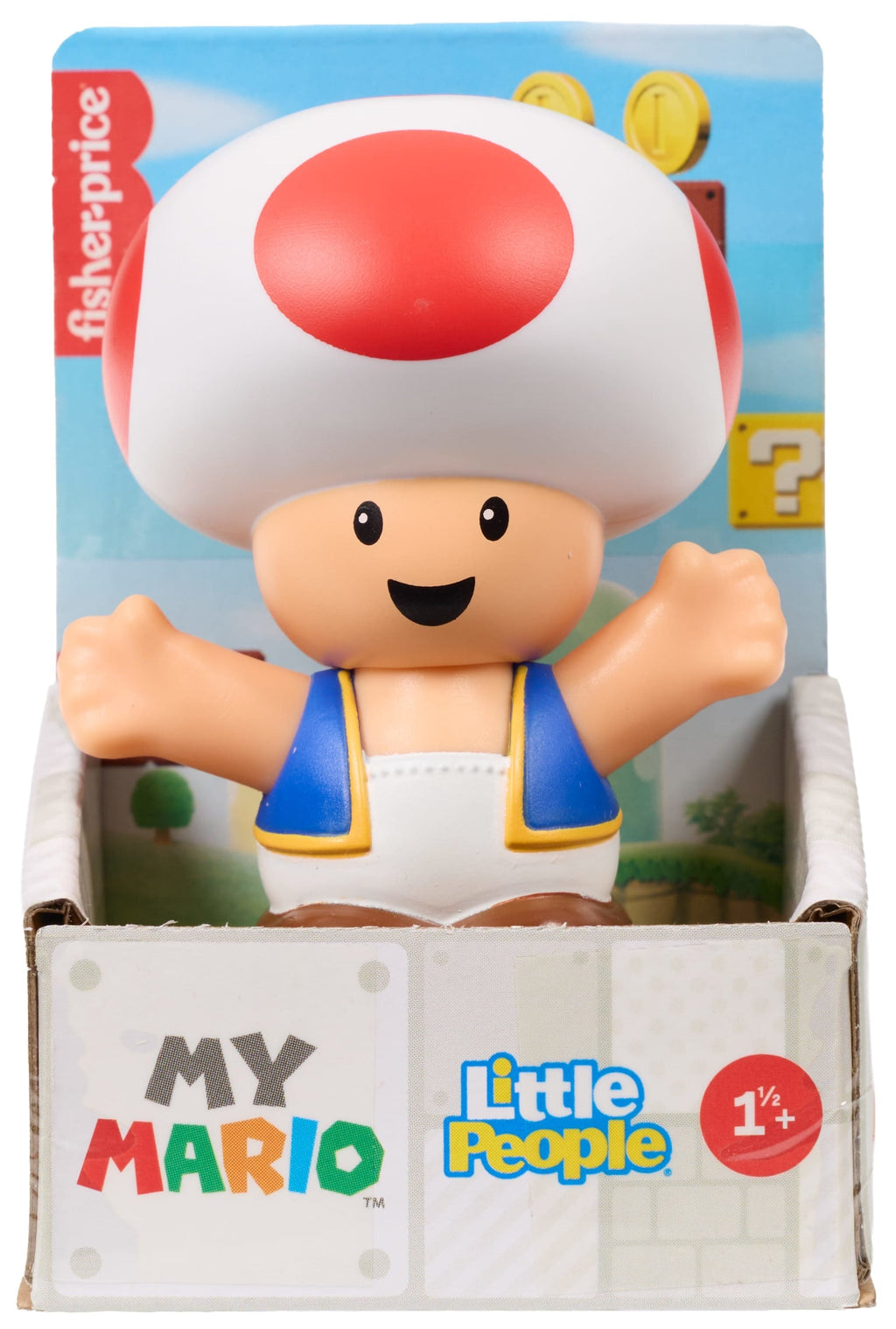 Little People Mario Bros Brinquedo para Bebês FP Little People Sortido De Figuras Mario Bros