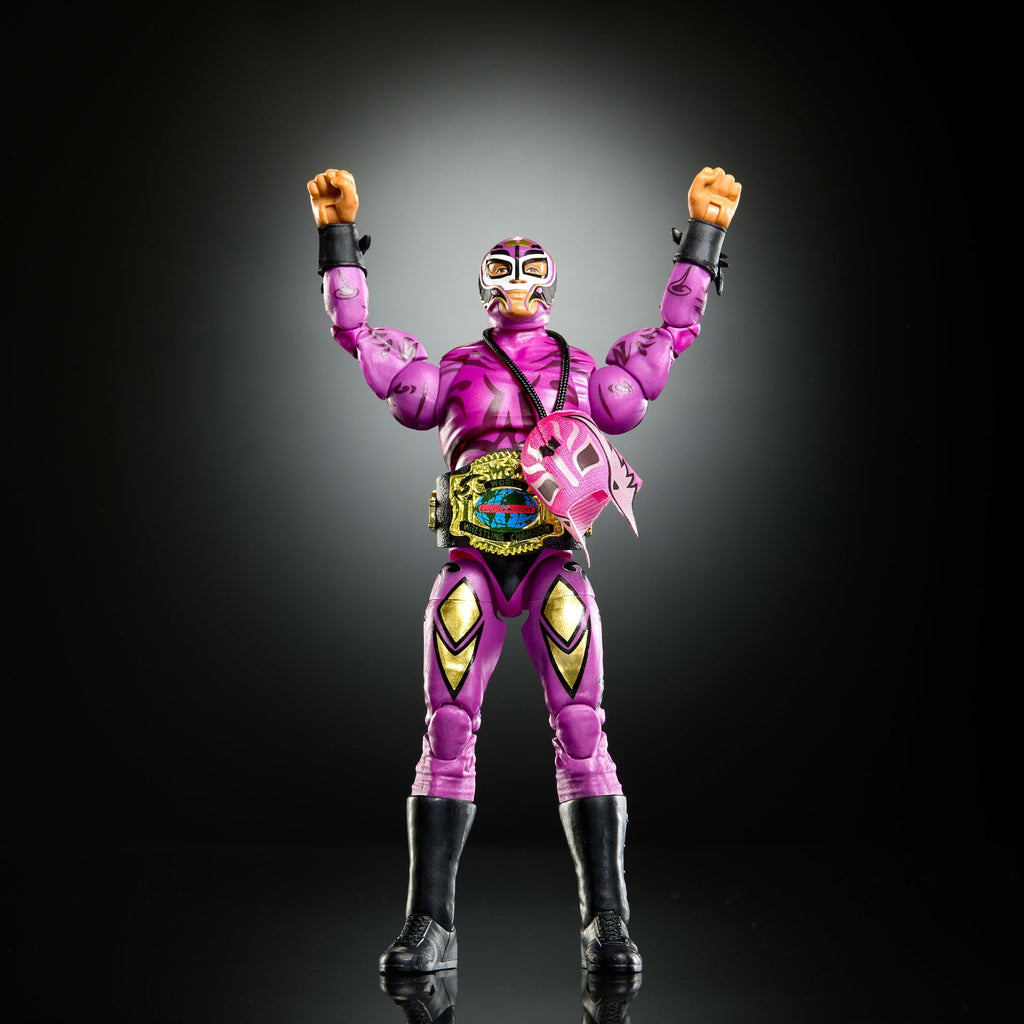 WWE Legends Ultimate Edition Rey Mysterio Action Figure & Accessories Set, 6-Inch Collectible