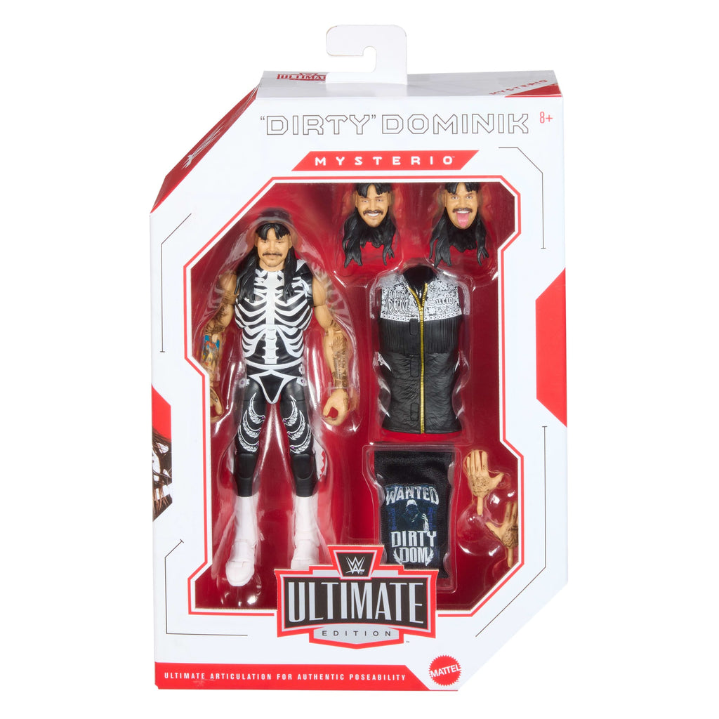WWE Ultimate Edition Dirty Dominik Mysterio Action Figure & Accessories Set, 6-Inch Collectible