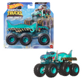 Hot Wheels Monster Trucks Big Rigs, 1:64 Scale Die-Cast Toy Truck With 6 Wheels