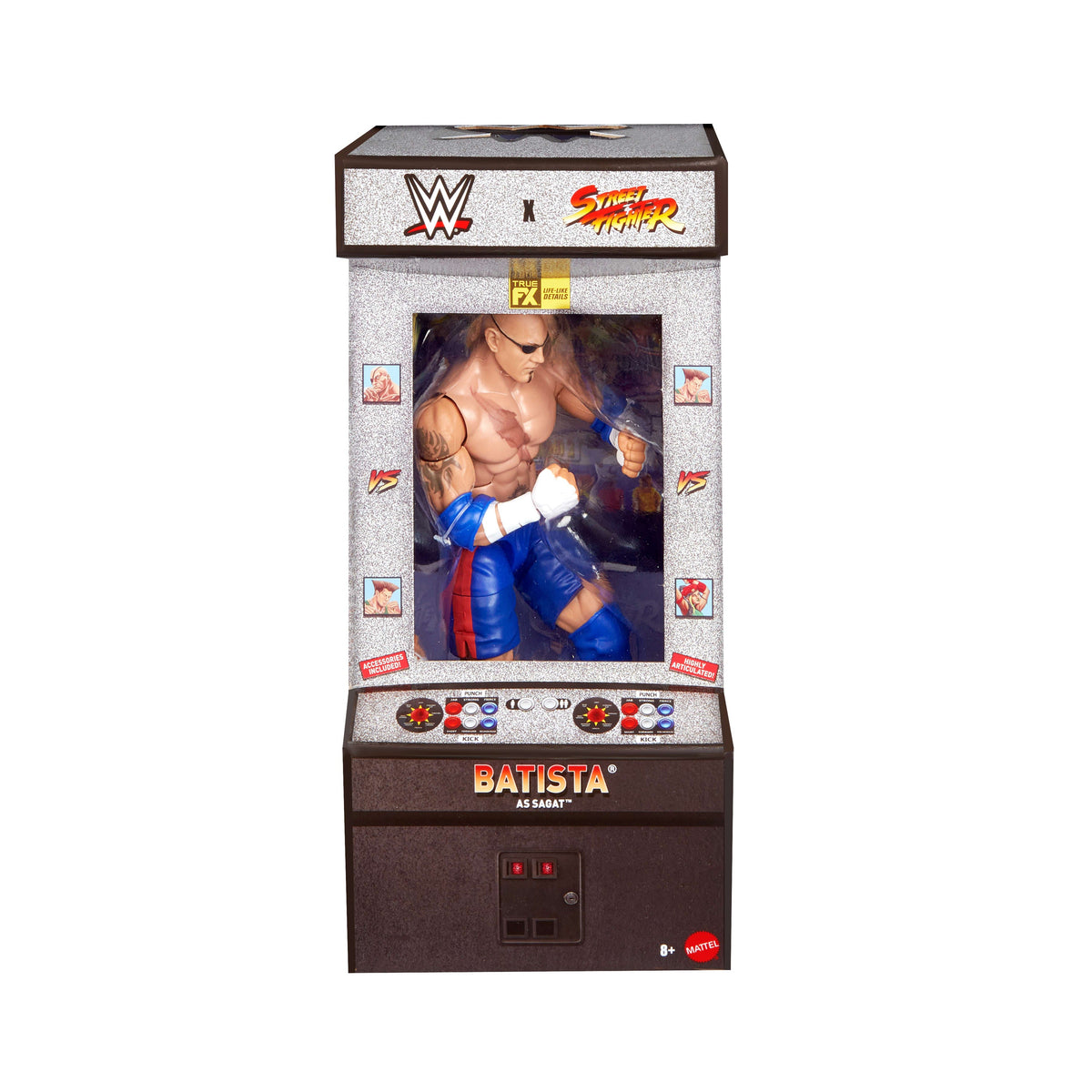 Wwe X Street Fighter Figurine Articulée Batista