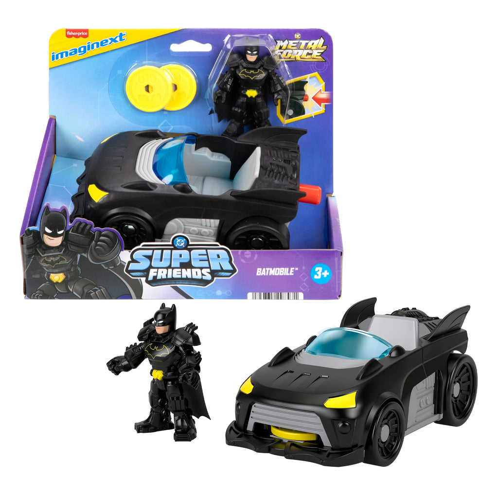 Imaginext Coffret Batmobile Metal Force Dc Super Friends