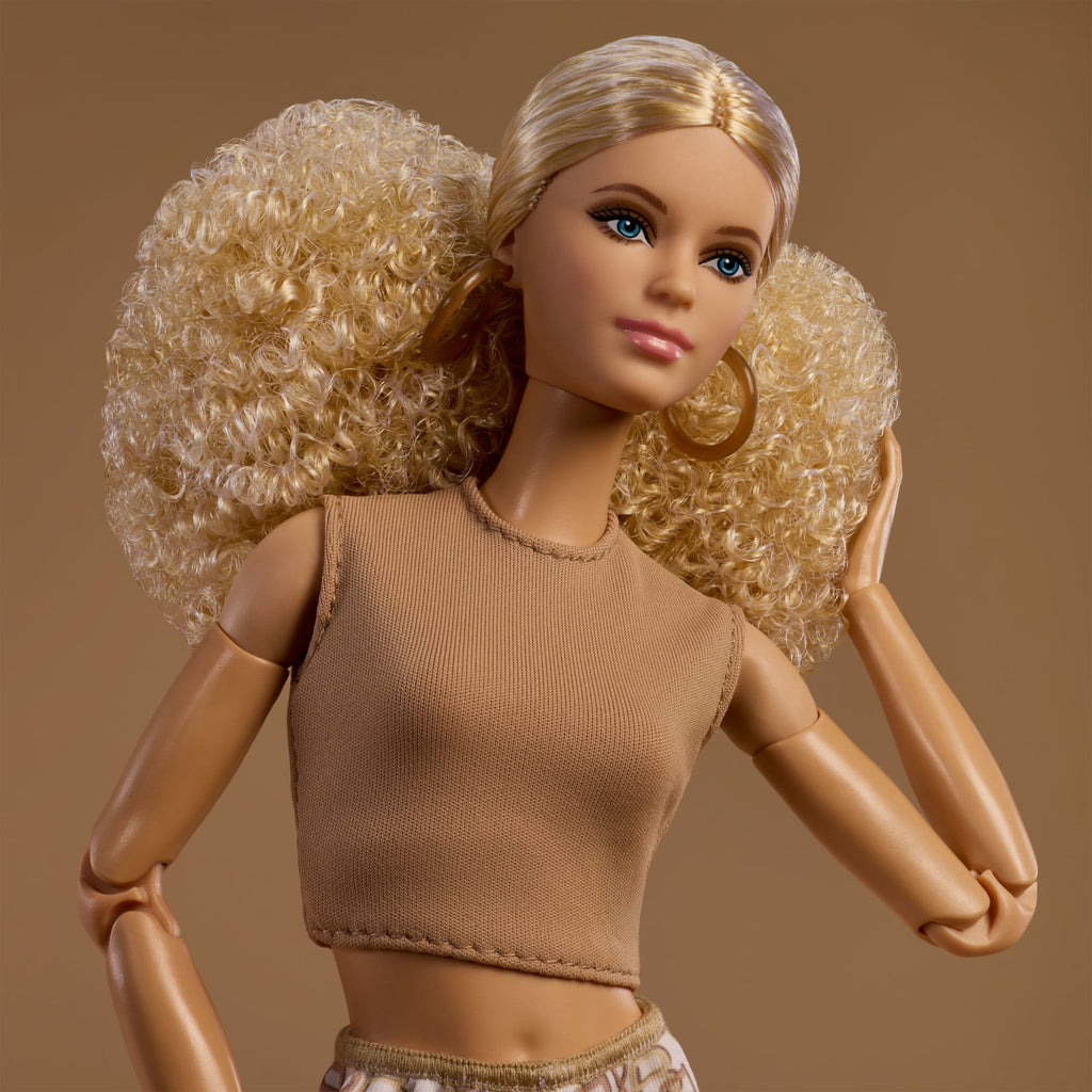 Barbie-Poupée Barbie Basics Modèle 07-Cheveux Blonds et Pantalon Blanc