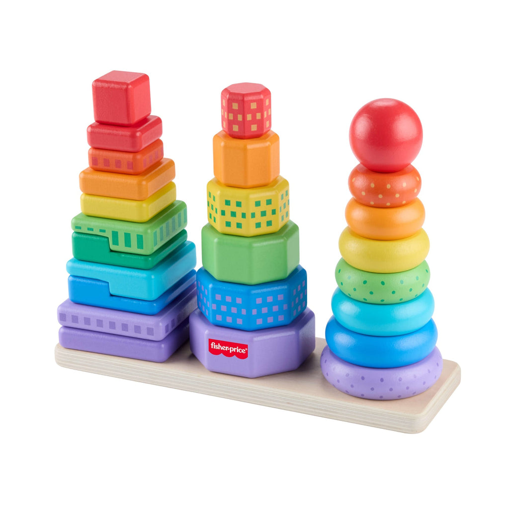 Fisher-Price Brinquedo para Bebês Torre de Atividades de Madeira