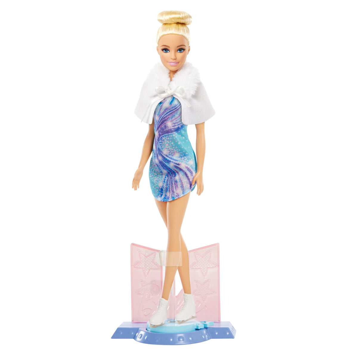 Barbie Ice Skating Doll With Spinning Platform And 5 Themed Accessories