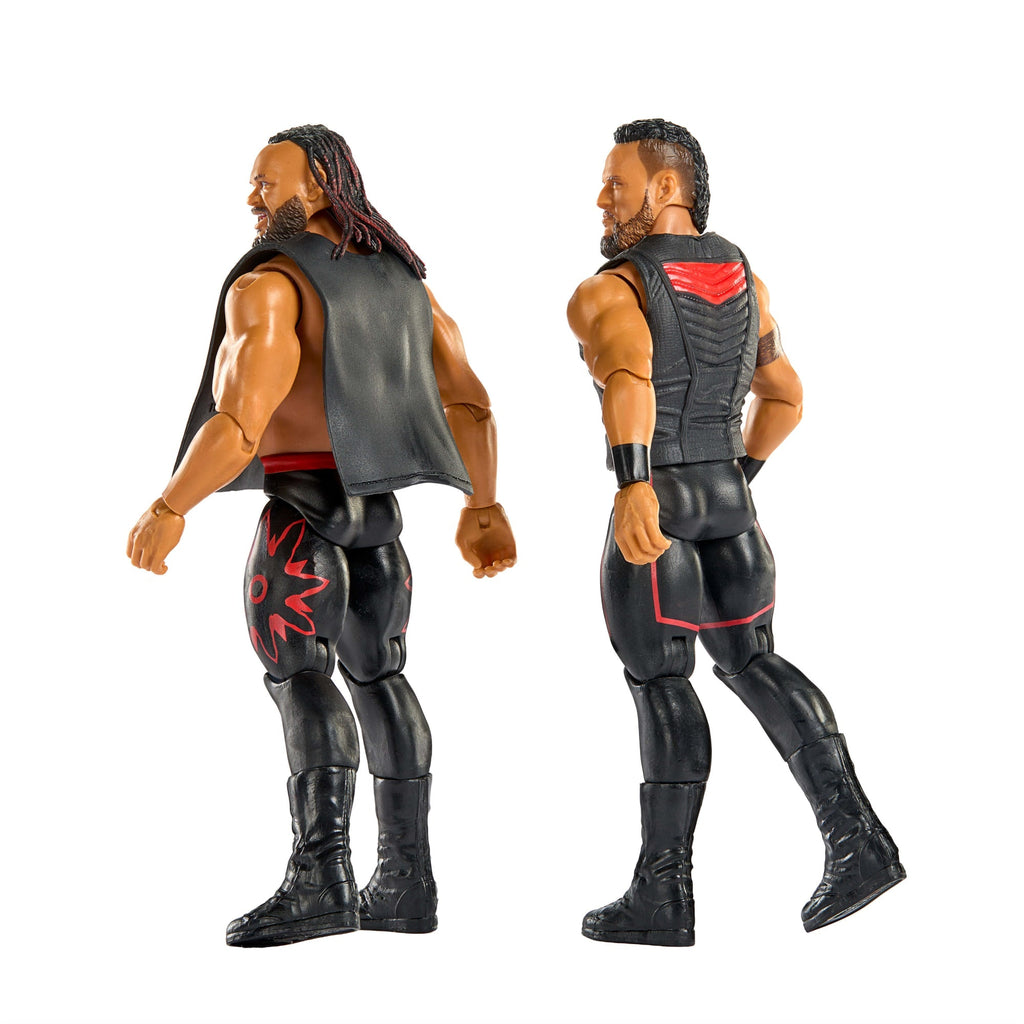 WWE Main Event Showdown Tama Tonga & Jacob Fatu Action Figures Set, Series #24, 6-Inch Collectibles