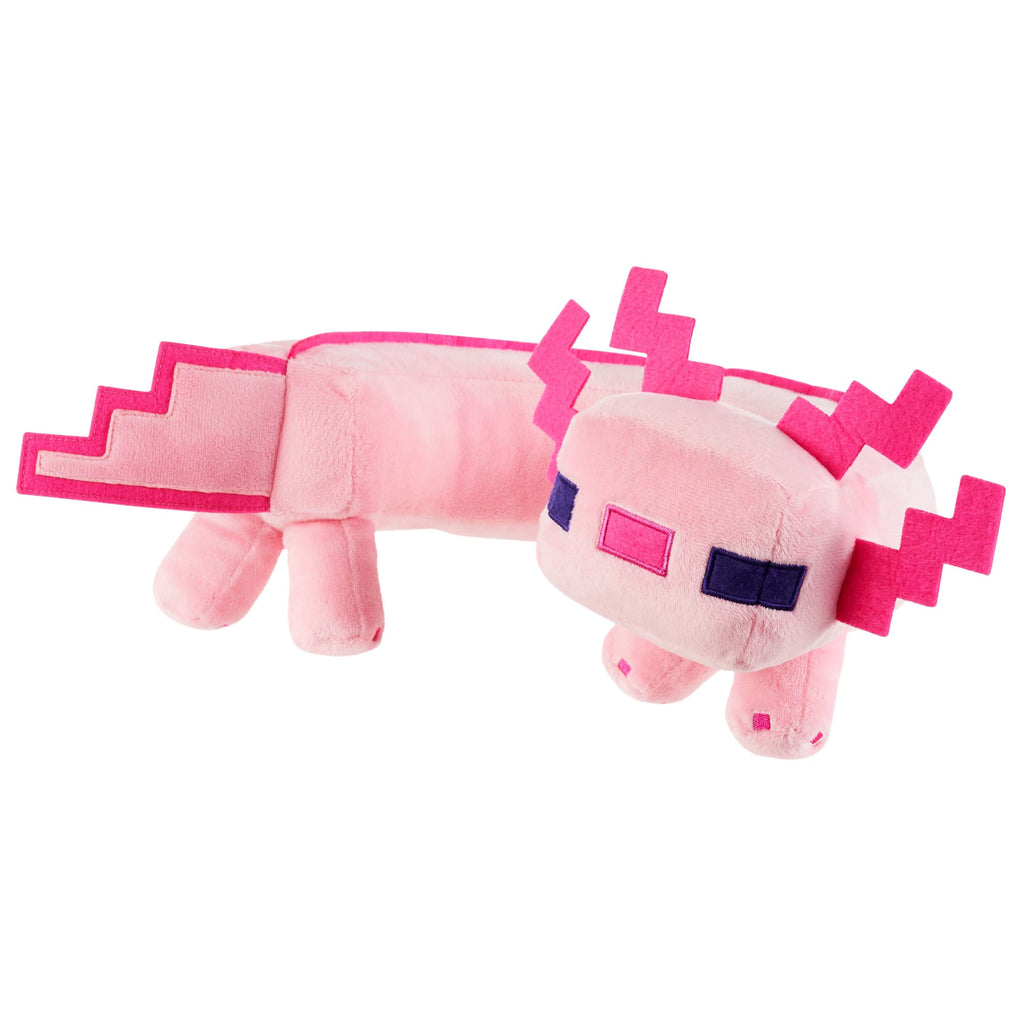 Minecraft Axolotl Neck Pillow, Plush Toy With Sound Feature, Curved To Stay in Place