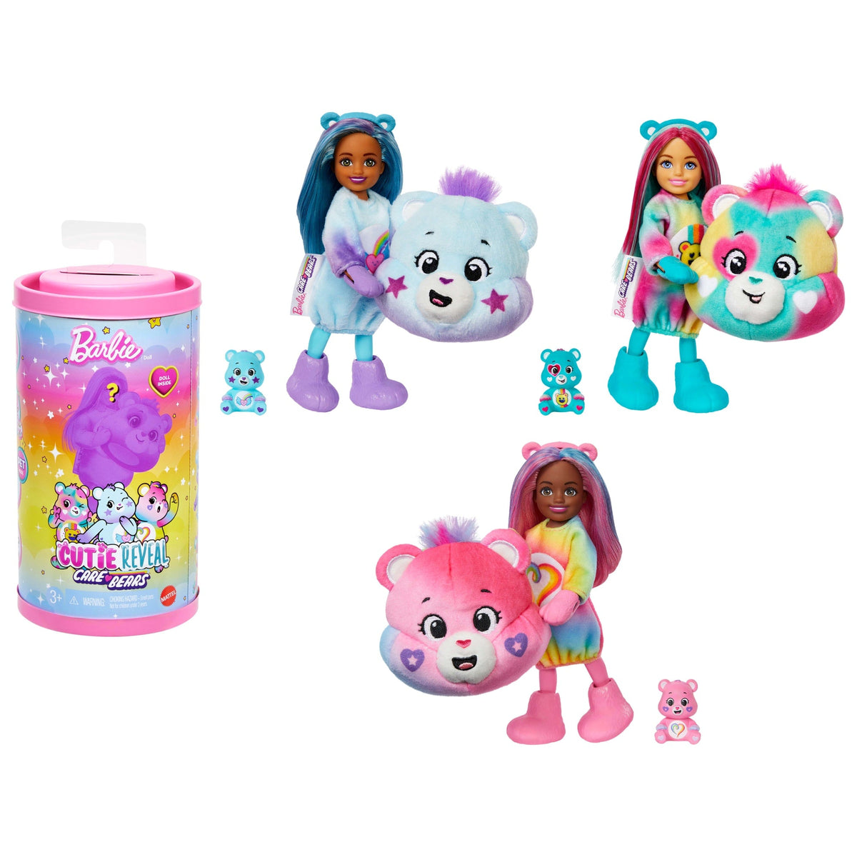 Barbie Cutie Reveal Boneca Chelsea Ursinhos Carinhosos Coloridos Surpresa