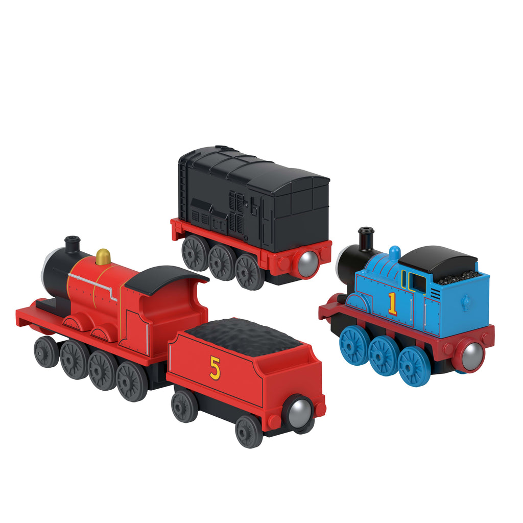 Thomas & Friends Tren de Juguete Metálico Paquete de 3