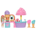 Barbie Club Chelsea Ice Cream Shop Playset With Chelsea Doll, 2 Dough Colors, And Accessories