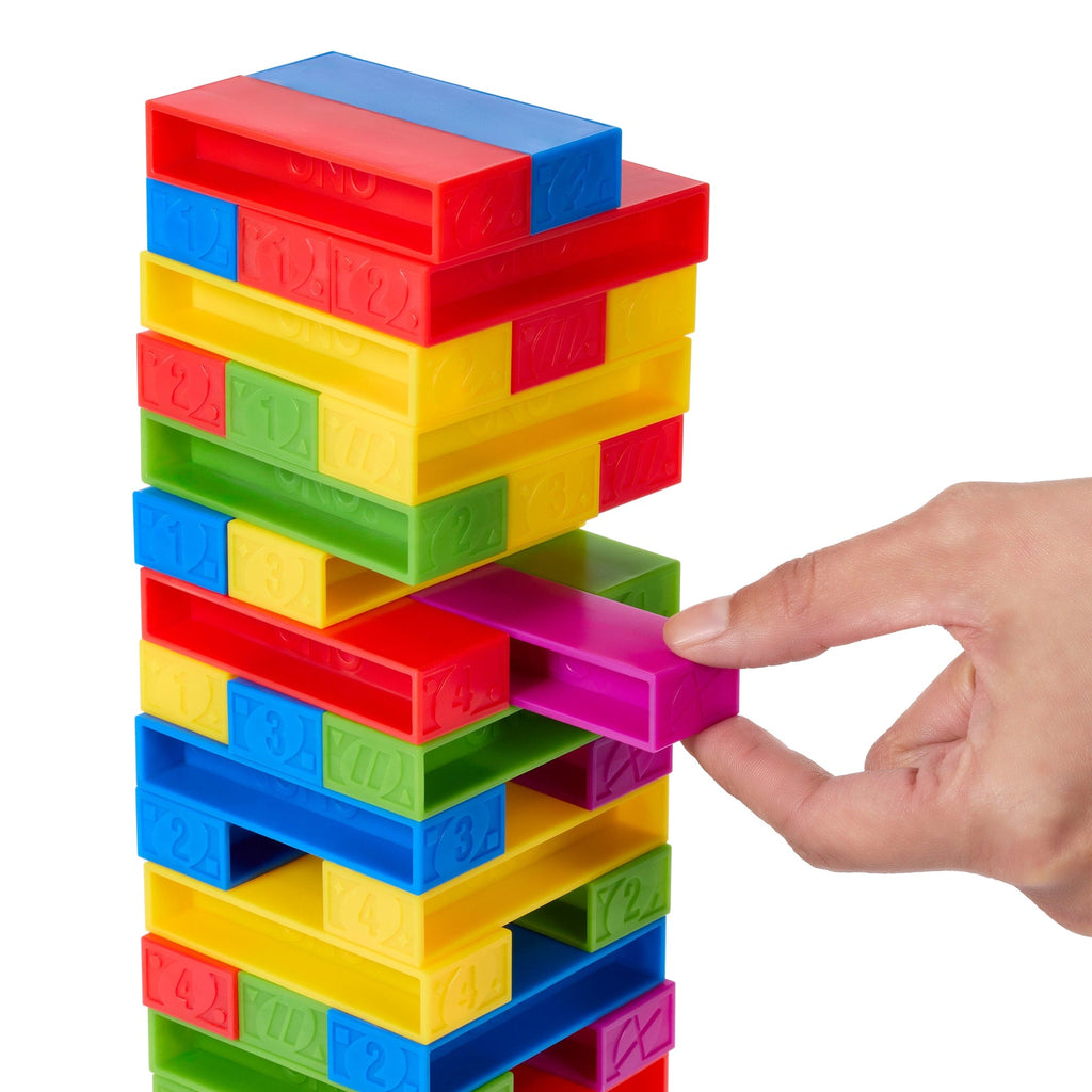 UNO Jogo de Tabuleiro Stacko Novo