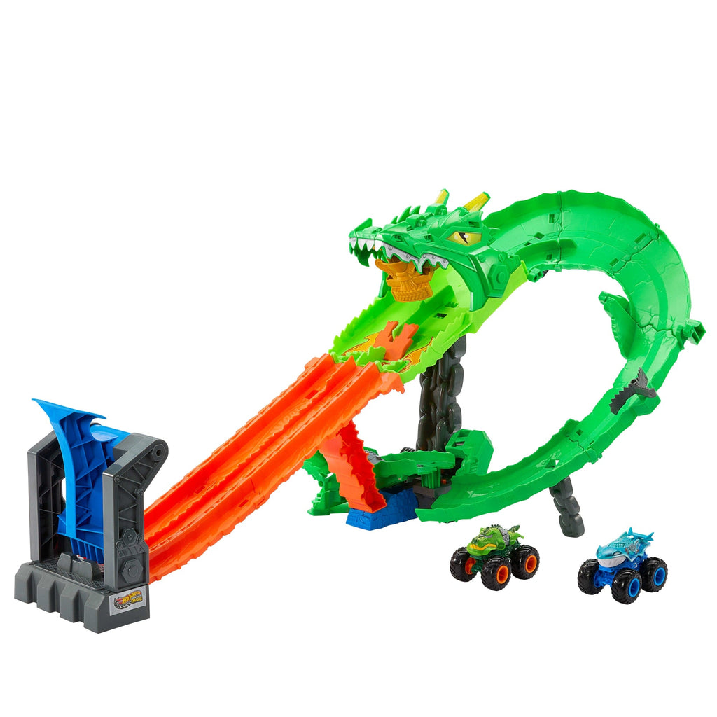Hot Wheels Monster Trucks Démolition du Dragon