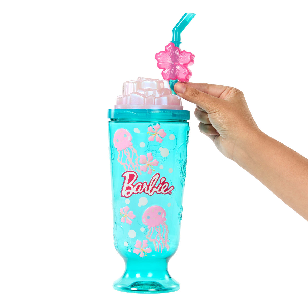 Barbie Pop Reveal Doll & Accessories, Sea Slushy Series Fashion Doll, Pet, Slime & Color Change