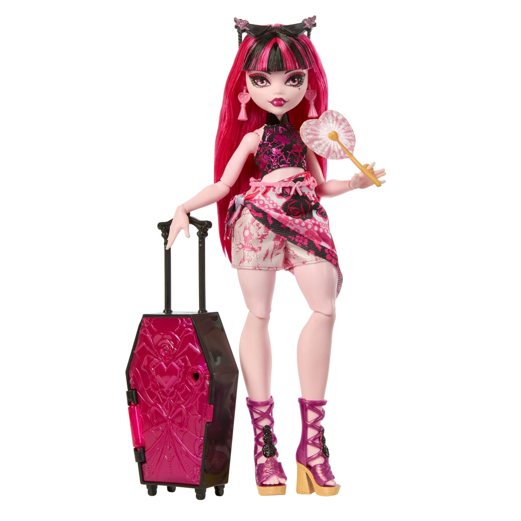 Monster High Skulltimate Secrets Gore-Geous Oasis Playset, Draculaura Doll And Accessories