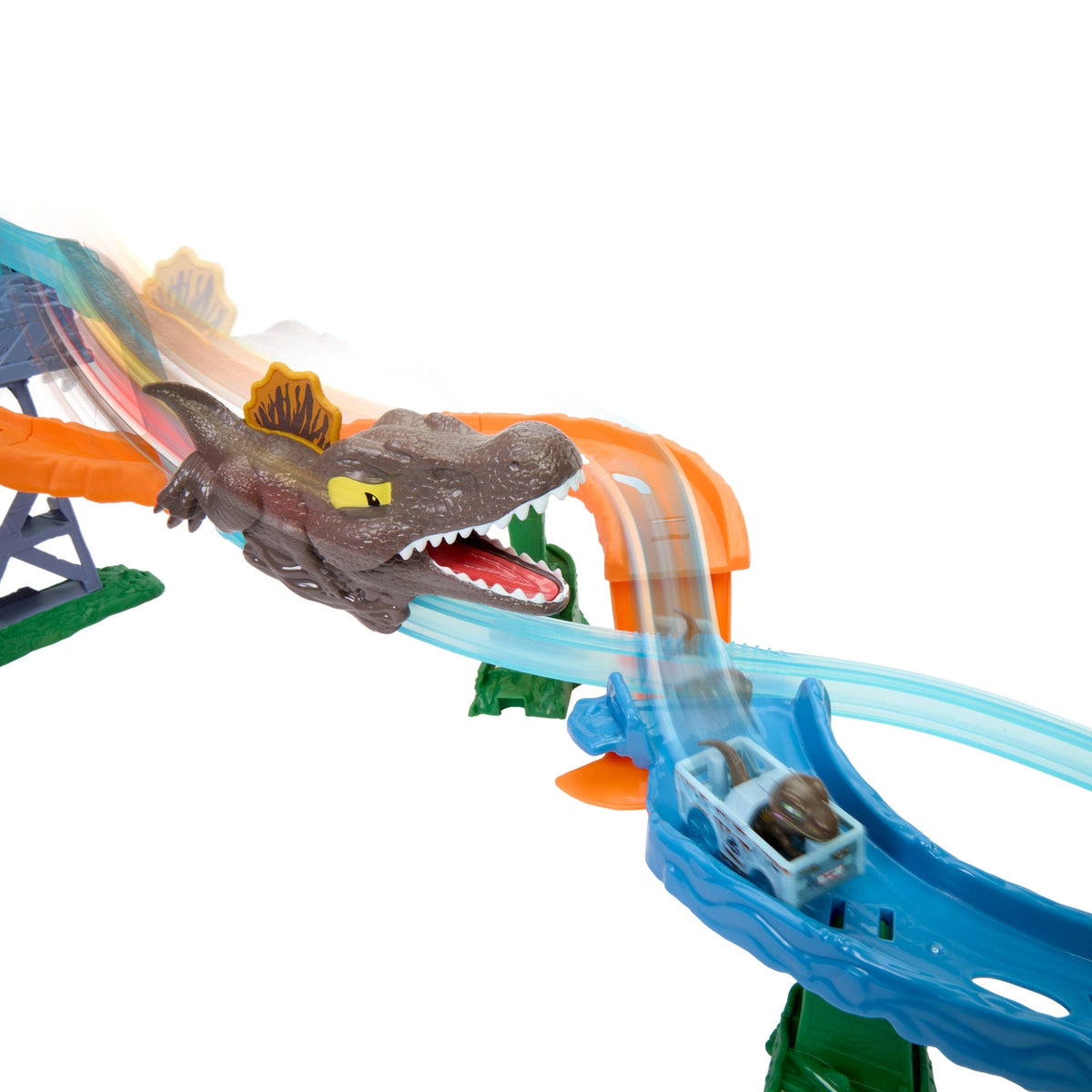 Hot Wheels RacerVerse Pista de Brinquedo Jurassic World