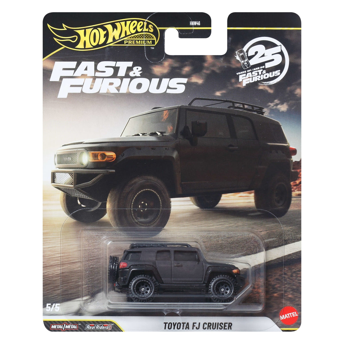 Hot Wheels Cars, Premium Fast & Furious Car For Adult Collectors