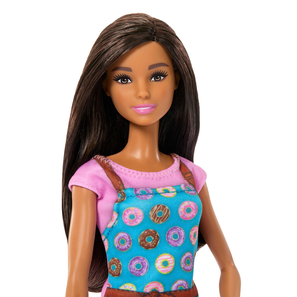 Barbie Careers Donut Shop Playset With Fashion Doll, Conveyor Belt, Accessories & Color-Change