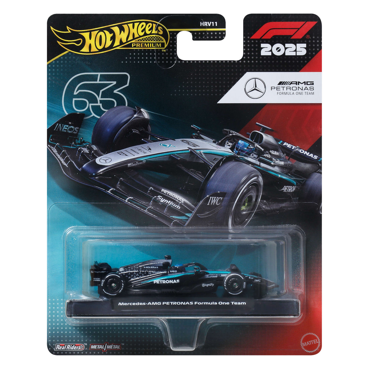 Hot Wheels Collector Vehículo de Colección Equipo Mercedes-AMG PETRONAS Formula 1 George Russell