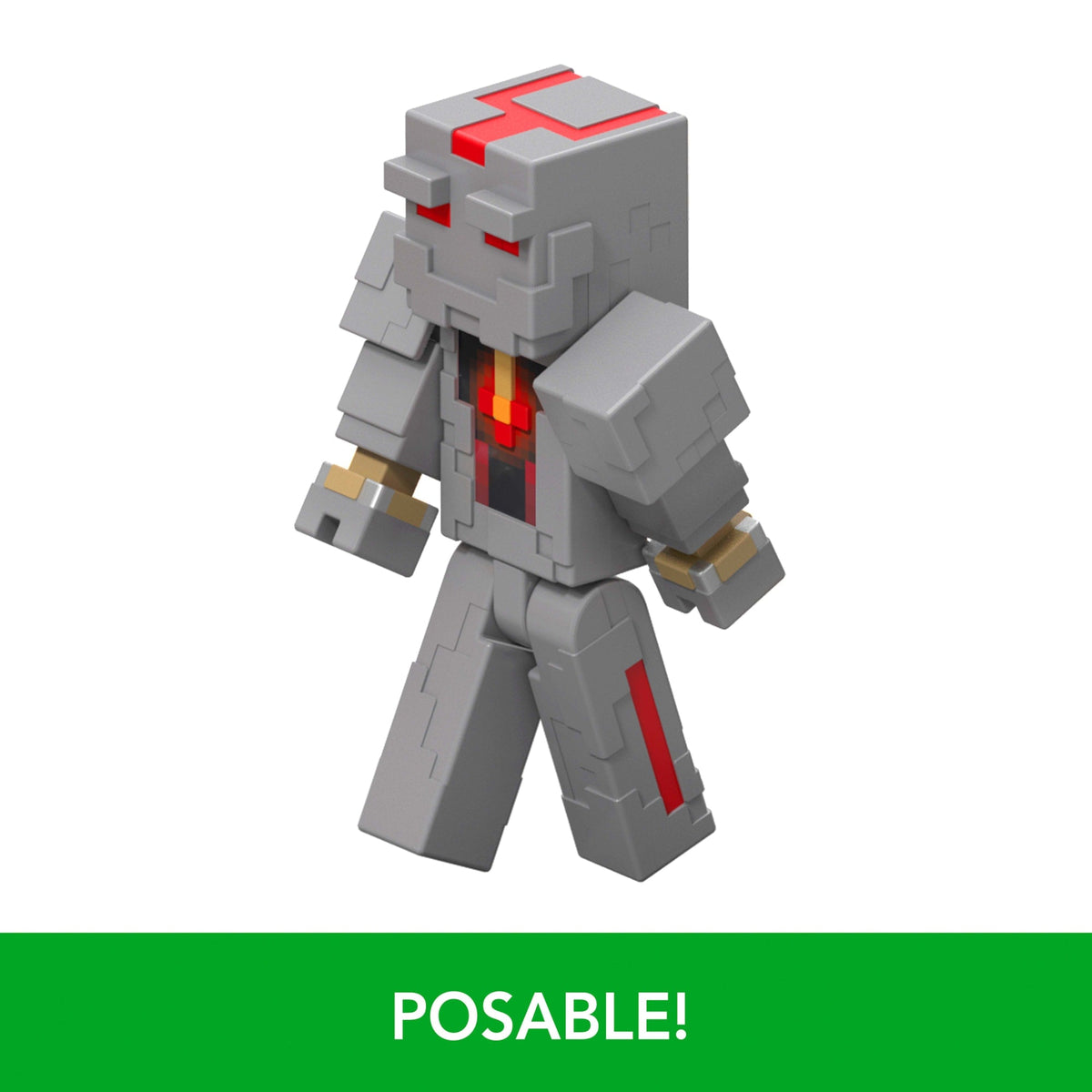 Minecraft ProtectorS Firework Launcher Action Figure & Accessories Set, 3.25-Inch Scale Collectible