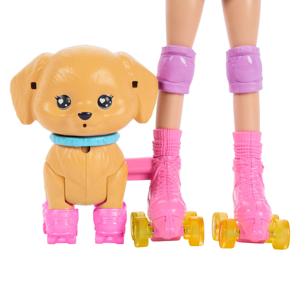 Barbie Pets Skate And Run Pup Blonde Doll With Puppy, Skates, And Accessories
