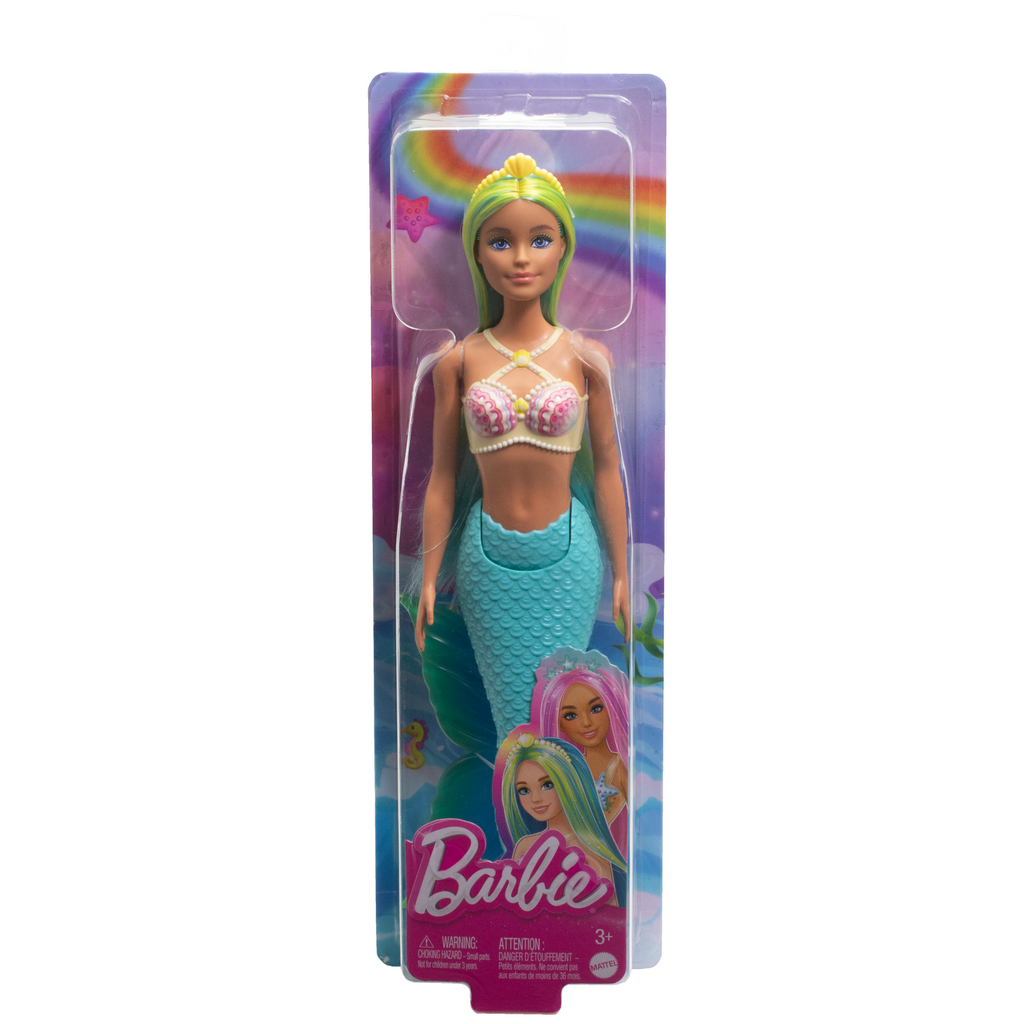 Barbie Fantasia Boneca Sereias com Cabelo Colorido