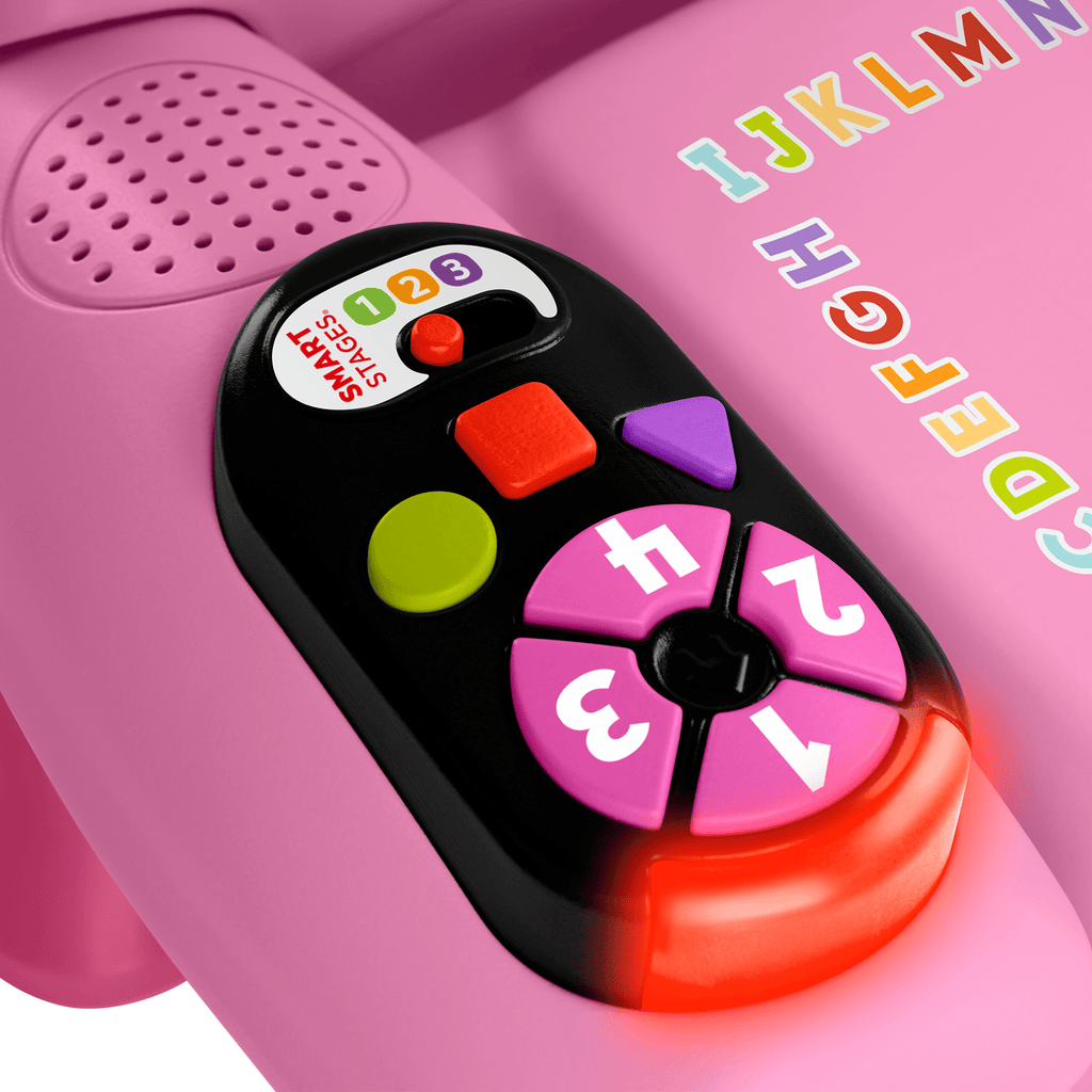 Fisher-Price Laugh & Learn Smart Stages Chair Electronic Learning Toy For Toddlers, Pink