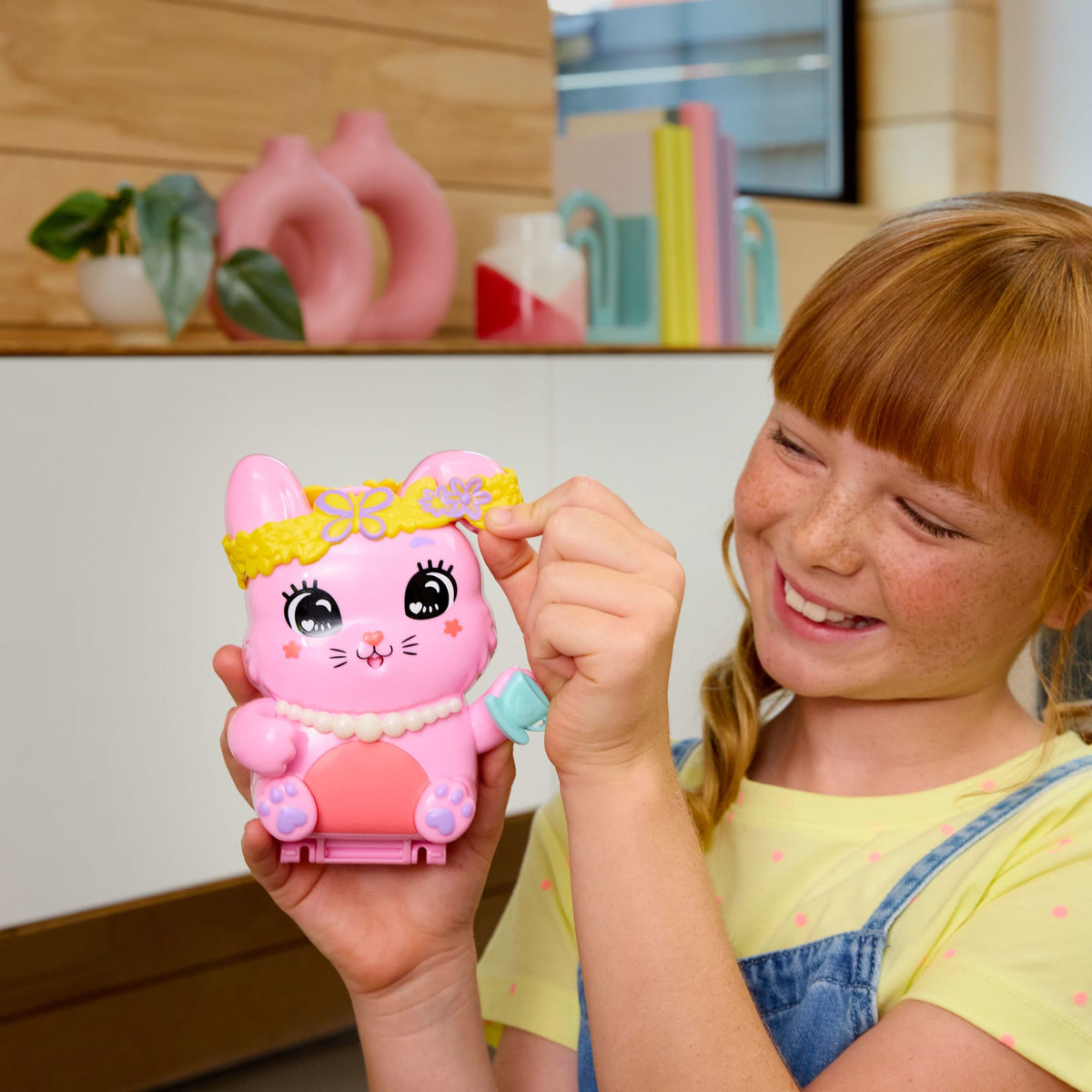 Polly Pocket Set de Juego Compacto Conejito Fiesta de Té