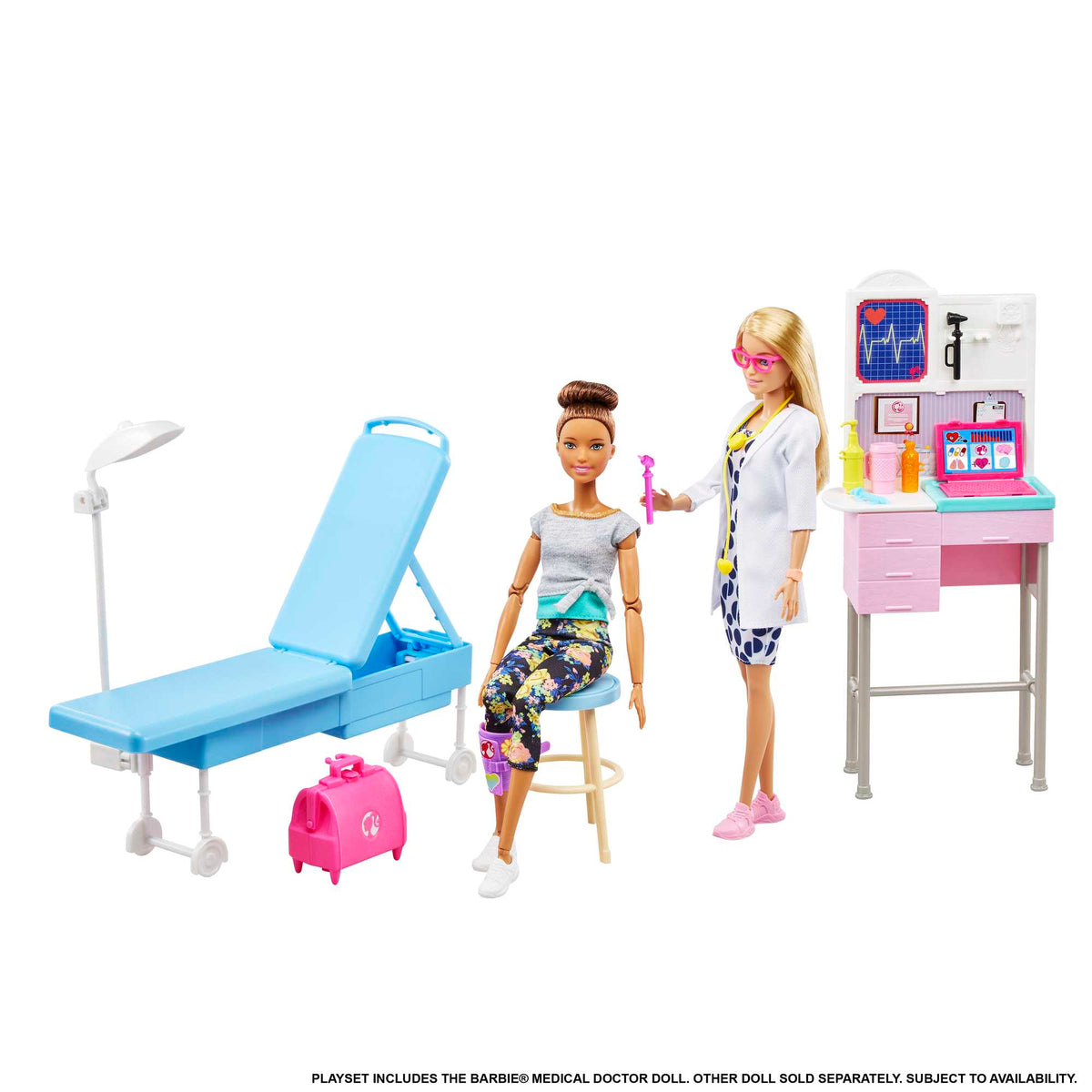 Barbie  Medical Doctor Doll And Playset