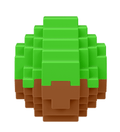 Minecraft Mini Mode Spawn Egg Figures With Surprise Reveal & Biome Theme (Characters May Vary)