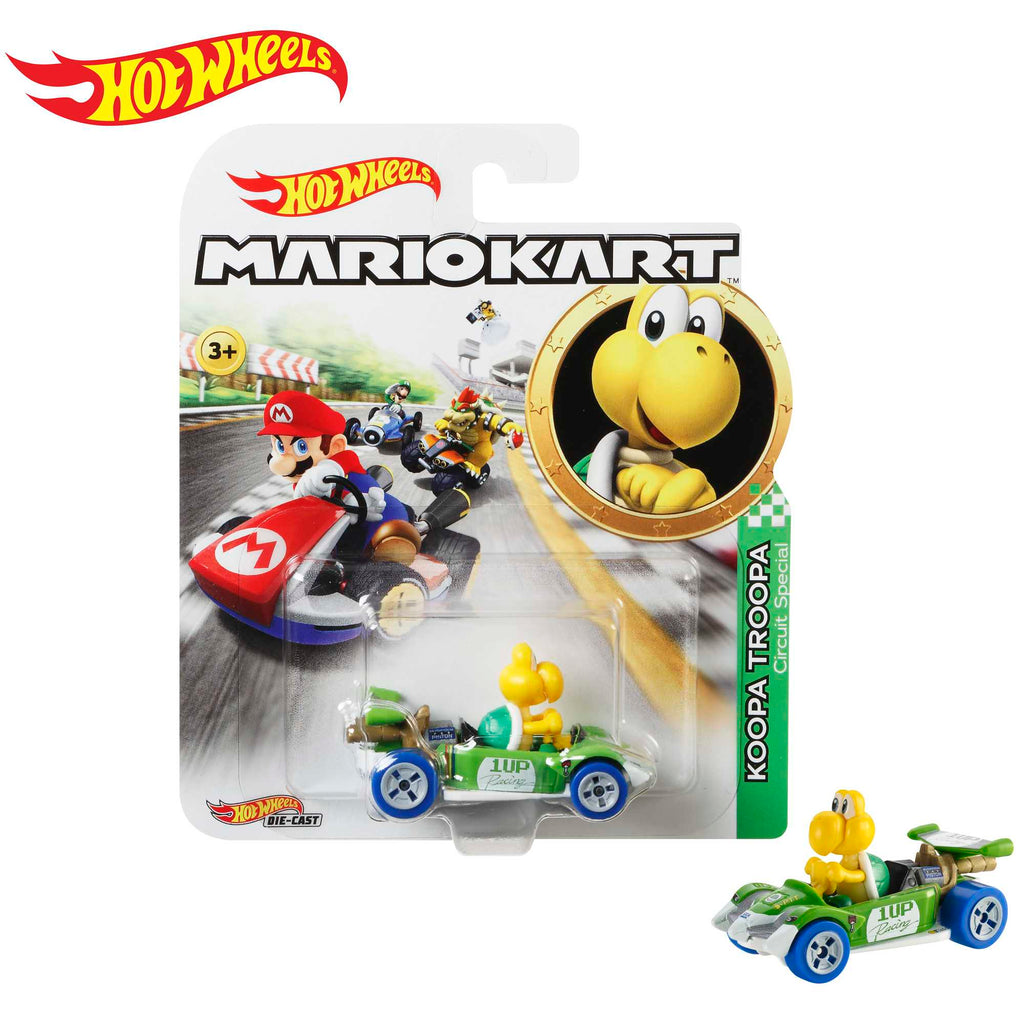 Hot Wheels Mario Kart Vehículo de Juguete Koopa Troopa Circuit Special