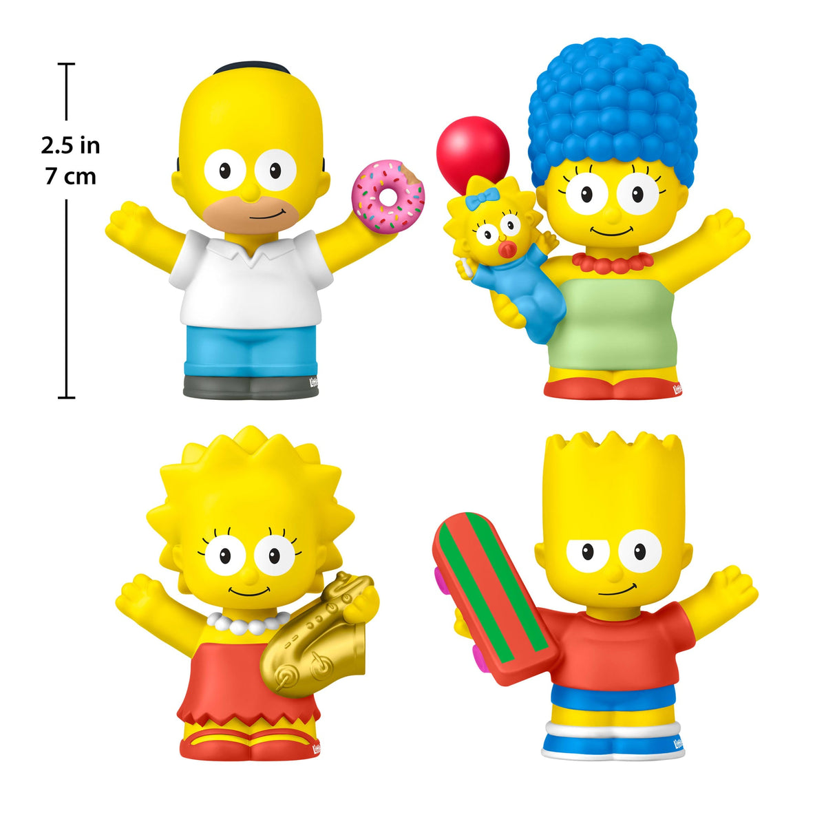 Little People Collector The Simpsons Tv Series Special Edition Set For Fans, 4 Figures