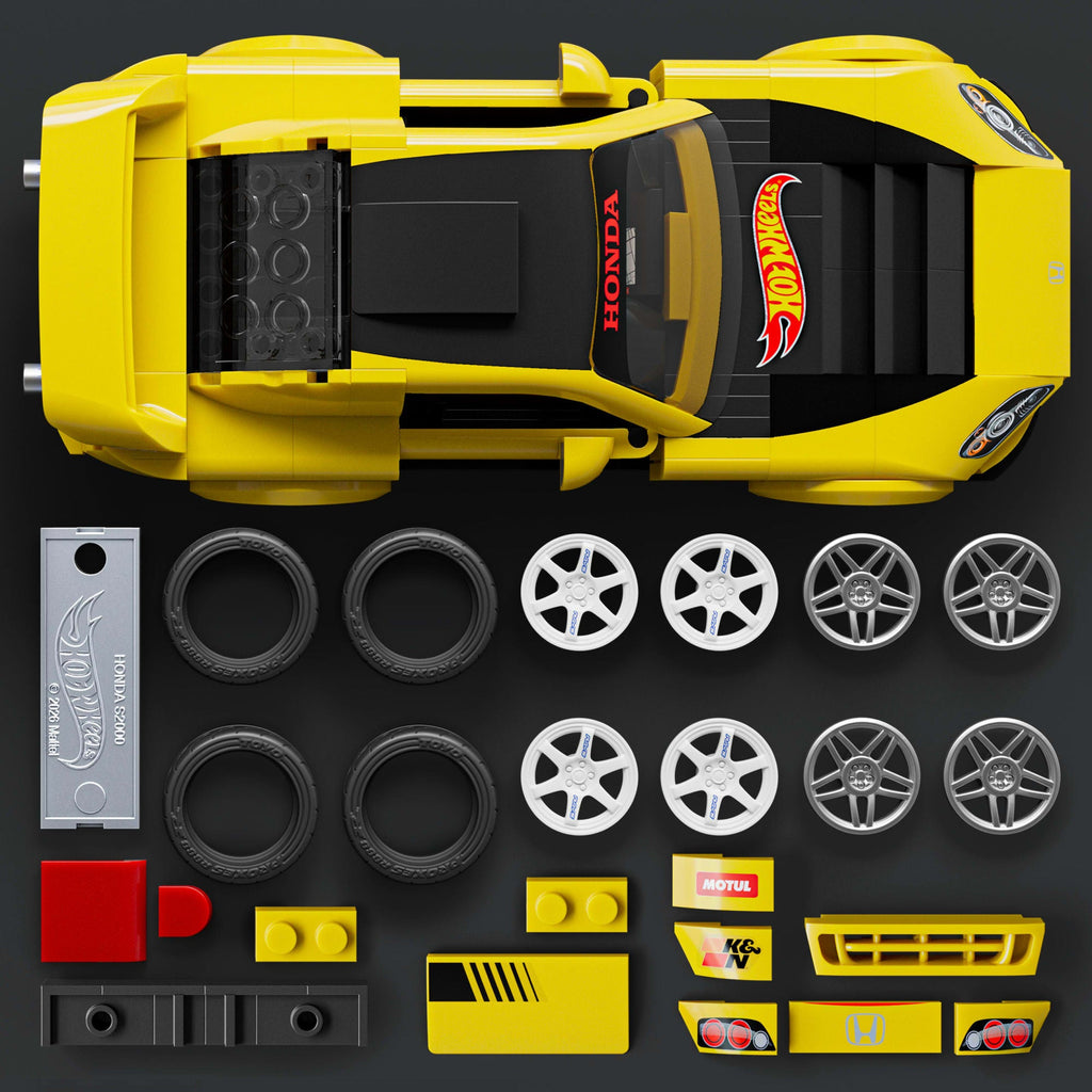 Mattel Brick Shop Hot Wheels Jogo de Construção Speed '07 Honda S2000