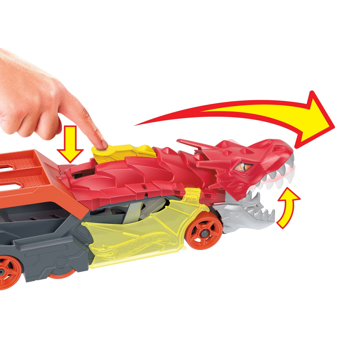 Hot Wheels Transporteur Dragon 2-en-1