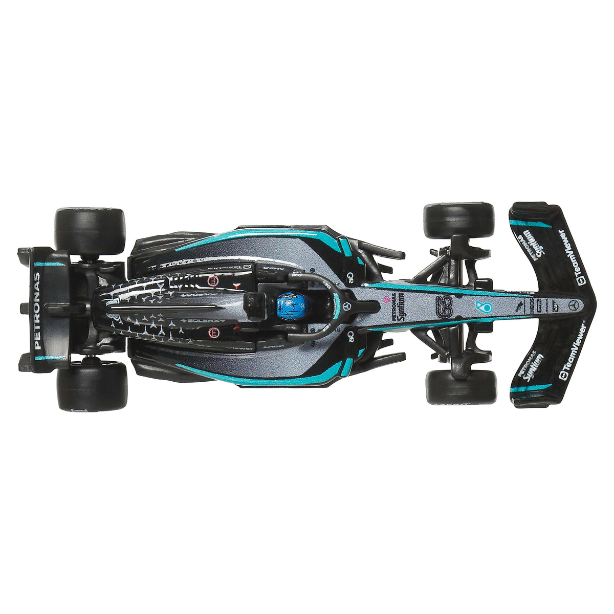 Hot Wheels Premium Mercedes-Amg Petronas Formula One Team 2-Pack With Russell & Antonelli Racecars
