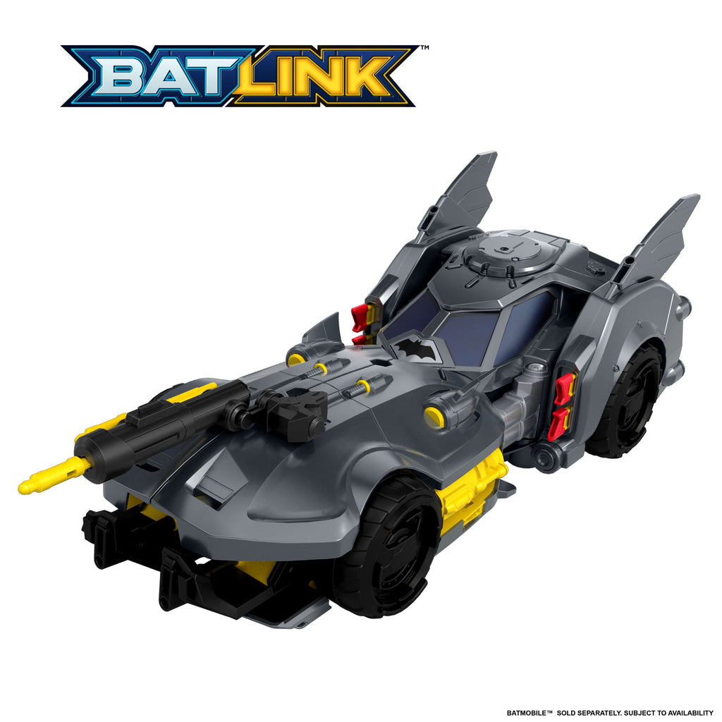 DC Premier Batmobile Vehicle, Batman Signature Crime Fighting Car With Bat-Drone Cannon