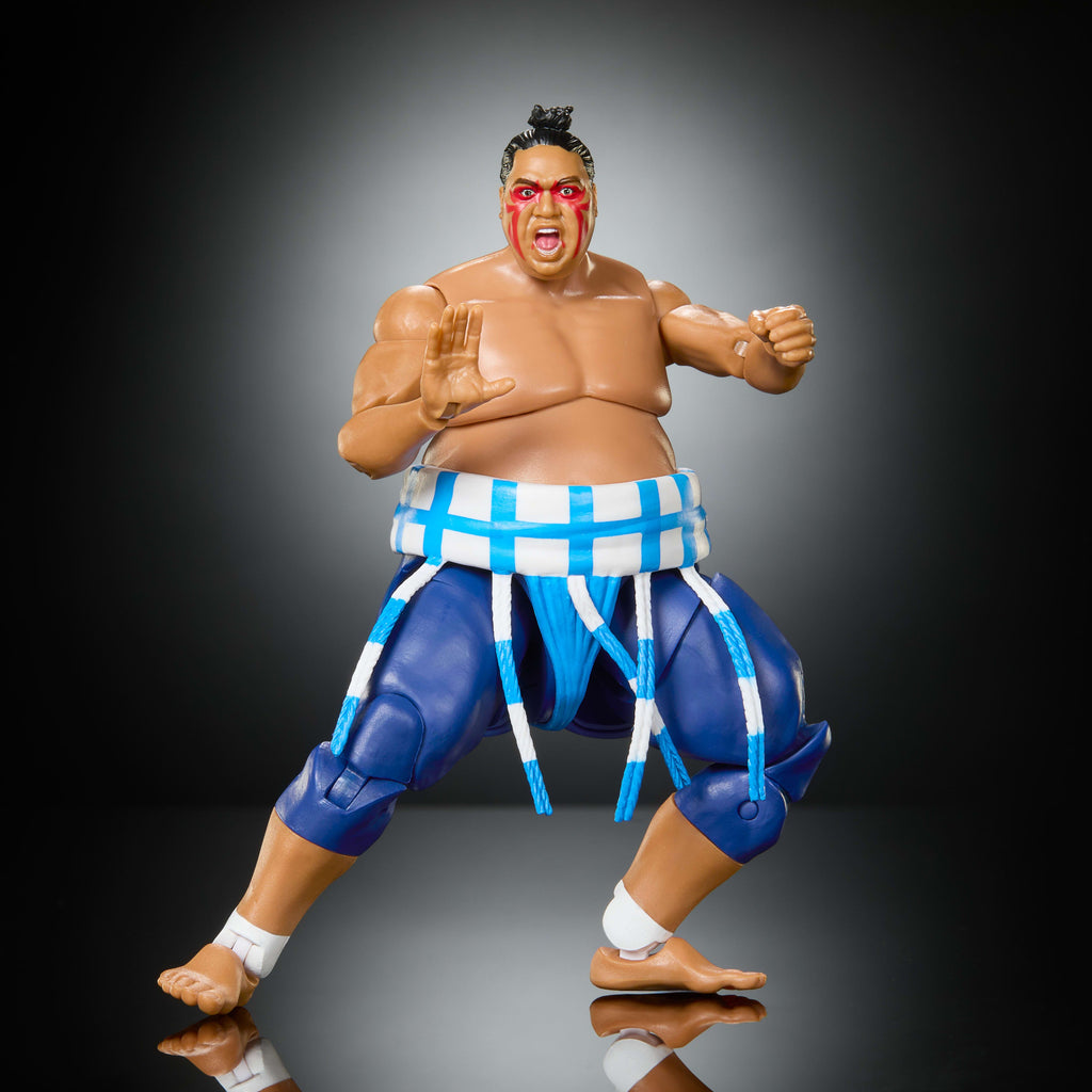 Wwe X Street Fighter-Figurine Yokozuna-Figurine Articulée de 15 Cm