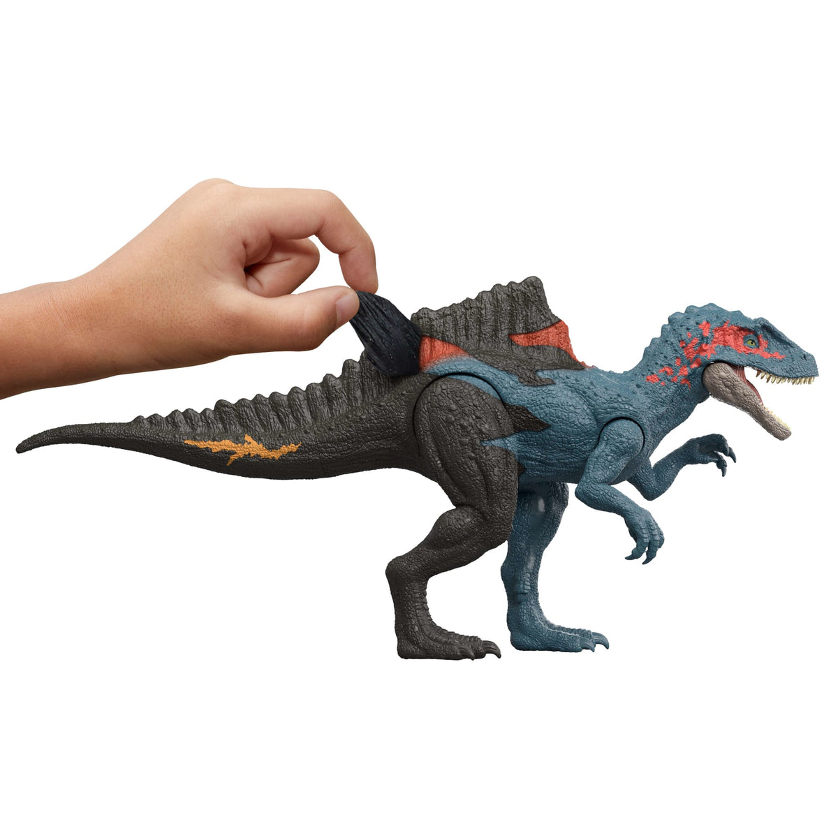 Jurassic World Dino Reveal Deluxe Concavenator Action Figure, Peel Off Color Change Toy