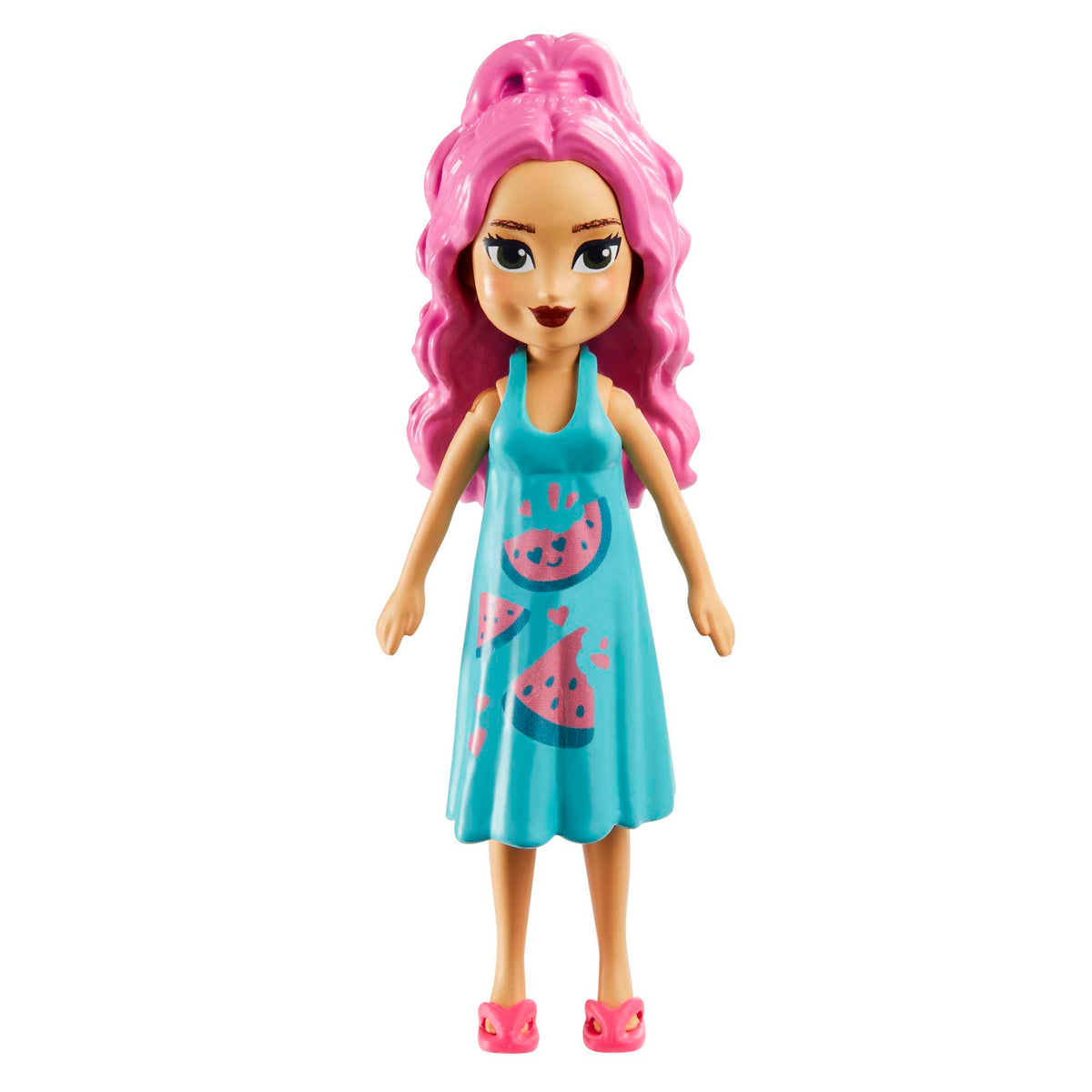 Polly Pocket Conjunto de Brinquedo Pacote de Modas Diversão de Praia Tropical Elemento Surpresa