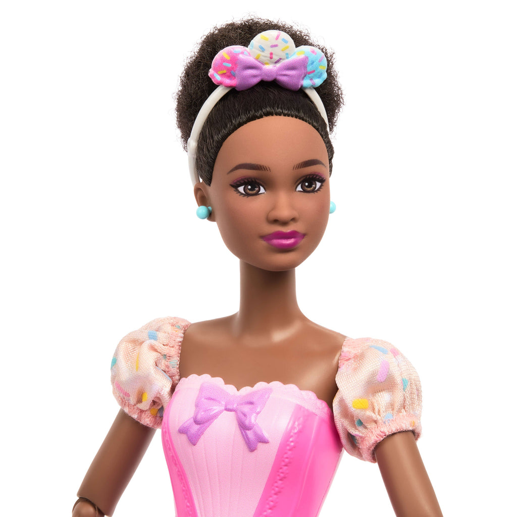 Barbie in The Nutcracker Land Of Sweets Ballerina Nikki Doll With Black Hair With Tutu And Candy Themed Accessories