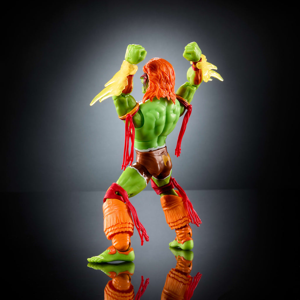 WWE X Street Fighter Ultimate Warrior Action Figure & Accessories, 6-inch Collectible Blanka Mashup Set