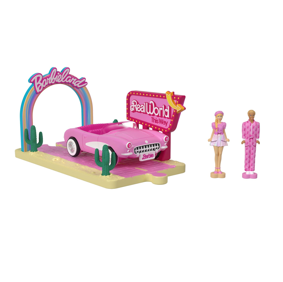 Barbie Mini BarbieLand Vehículo para Muñecas La Película Barbie y Ken Mundo Real