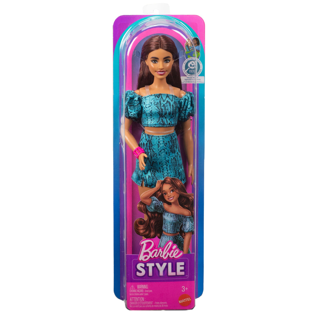 Poupée Barbie Fashionistas Jupe et Haut à Imprimé Serpent