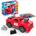 Mega Bloks Juguete de Construcción 3 en 1 Auto Arma y Acelera