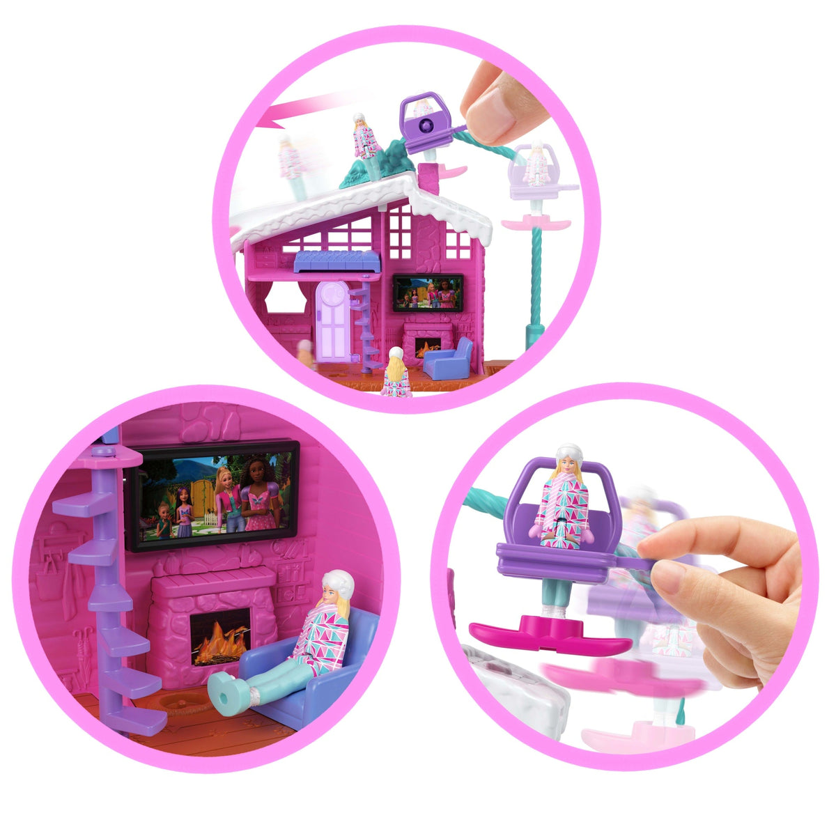 Barbie Mini Barbie Land Doll & House Set, 1.5-Inch Doll, Furniture & Accessories