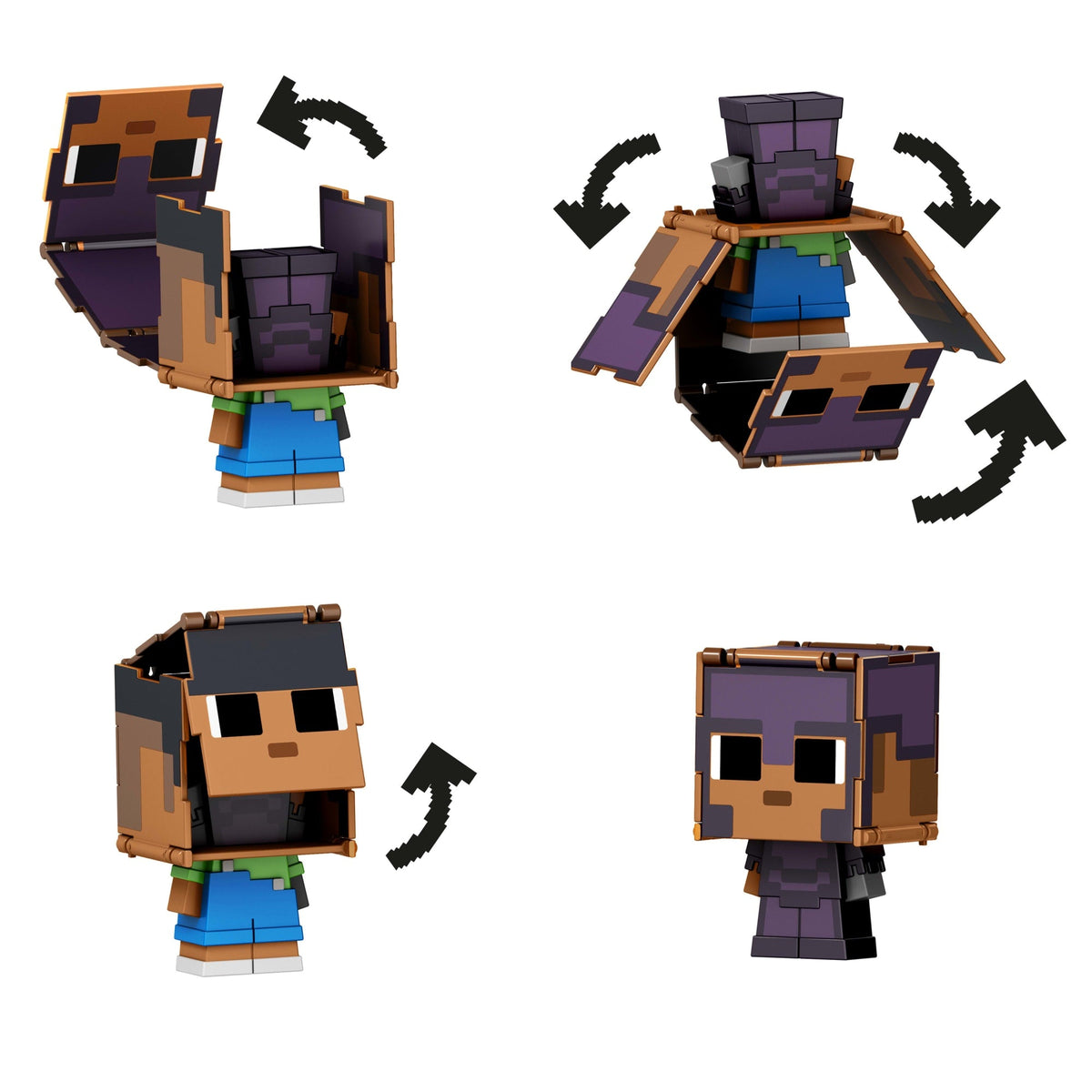 Minecraft Flippin' Figs Coffret de 2 Sunny et Dragon de L’ender