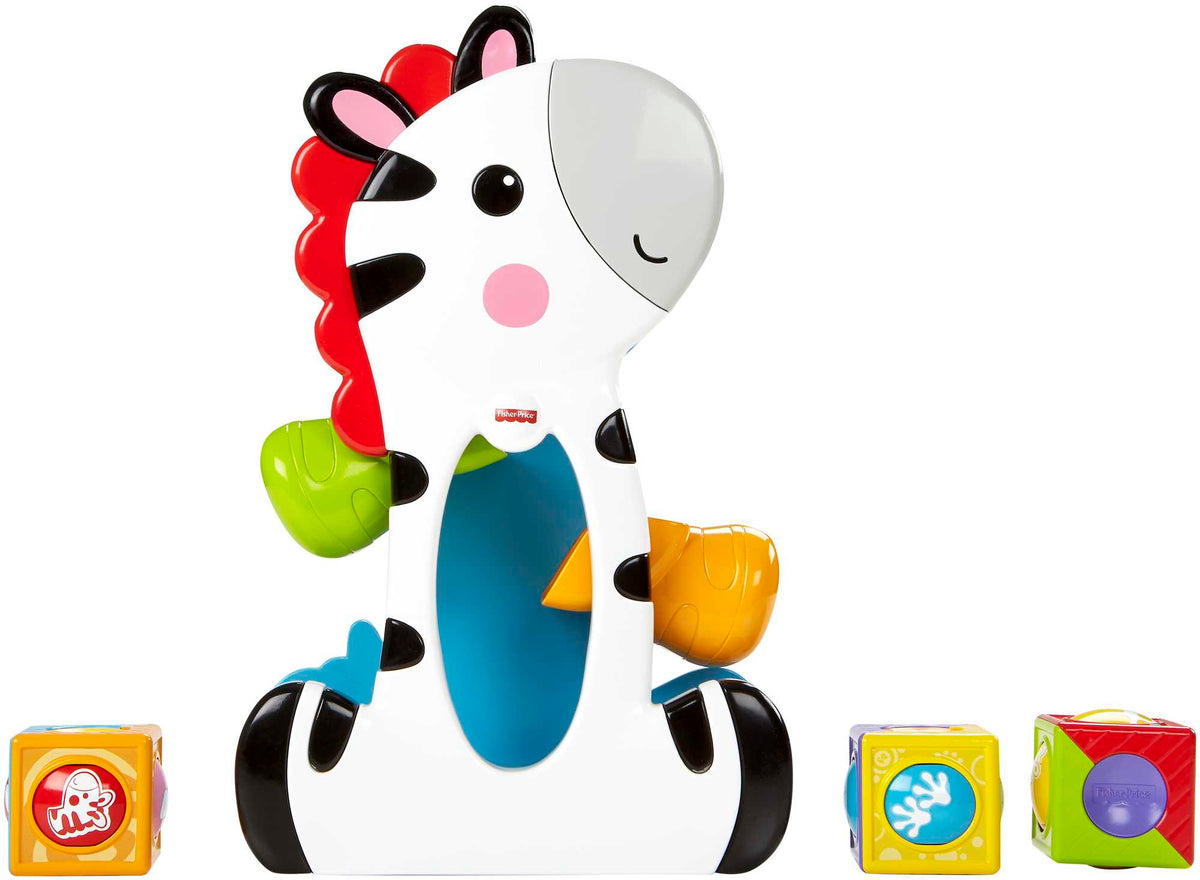 Fisher-Price Juguete para Bebés Cebra Bloques de Actividades