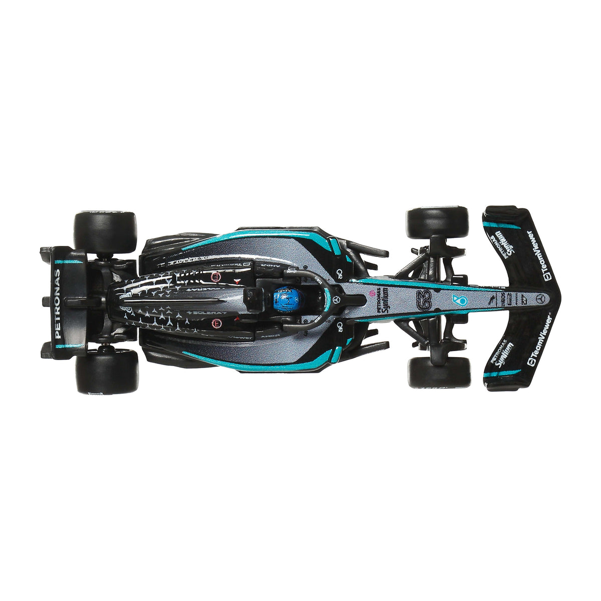Hot Wheels Collector Veículo de Coleção Equipe Mercedes-AMG PETRONAS Formula 1 George Russell